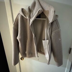 Cozy Beige Sherpa Jacket